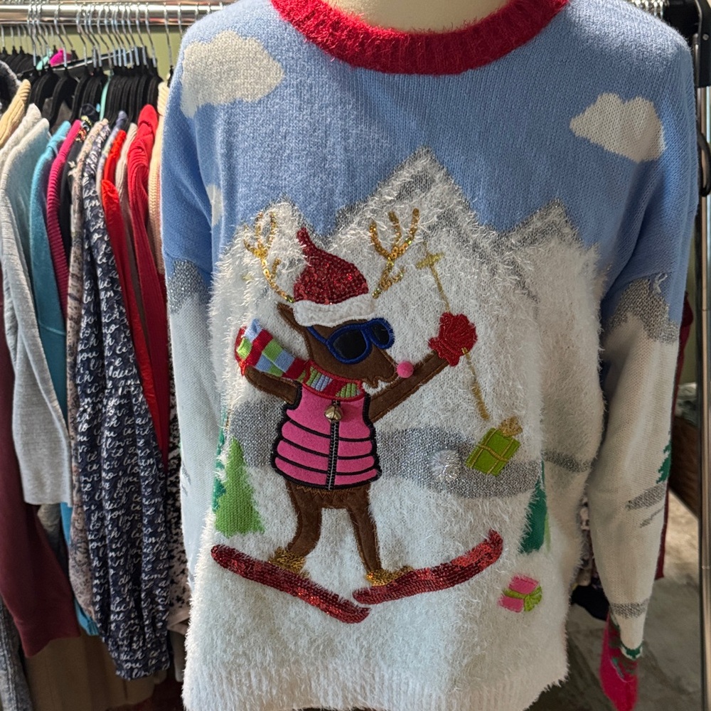 Winter Wonderland UGLY Reindeer Sweater